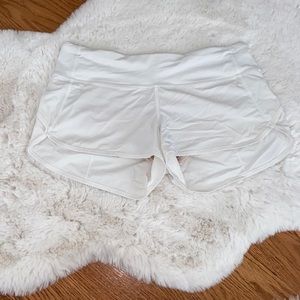 white lulu shorts